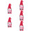 5Stk Gnome Puppe Muttertag Rudolph Schmuck 11