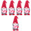 5Stk Gnome Puppe Muttertag Rudolph Schmuck 5