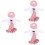 3 Sets Decoratieve Popkleding Met Delicate Jurk En Compacte 6