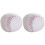 2 Pcs Plush Voice Controlled Hand Stick Baseball For Baby 2