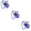 3 Teile Fascinator Stirnband Tee Party Hut 11
