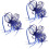 3 Teile Fascinator Stirnband Tee Party Hut 8