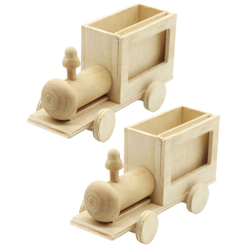 10 Unlackierte Holz Bastelsets Für Stifte 1
