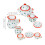 2 Sets Mini Teekannen Ornamente Dekorative Simulation Teegeschirr 10