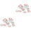 2 Sets Mini Teekannen Ornamente Dekorative Simulation Teegeschirr 5