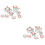 2 Sets Mini Teekannen Ornamente Dekorative Simulation Teegeschirr 8