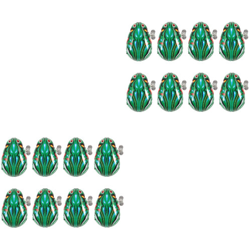 16 Stuks Kinder Klokwerkspeelgoed Retro Groen 2