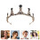 2 Haarschmuck Barock Krone 9