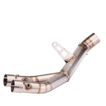 Motorcycle Exhaust Pipe Full System Exhaust Muffler Middle Pipe Tailpipe TYPEF 60MM for YZFR1 20142019