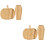 4 Stuks Herbruikbare Dienblad Set Voor Brood Fruit Dessert 8