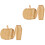 4 Stuks Herbruikbare Dienblad Set Voor Brood Fruit Dessert 5