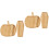 4 Stuks Herbruikbare Dienblad Set Voor Brood Fruit Dessert 6