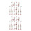 4 Sets Traffic Light Model: Train Station Sand Table Accessories 7