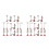 4 Sets Traffic Light Model: Train Station Sand Table Accessories 8