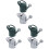 6 Pcs Miniature Watering Can For Micro Landscape Garden Tools 4