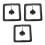 3Pcs Square Aquarium Feeding Ring Floating Food 2