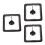 3Pcs Square Aquarium Feeding Ring Floating Food 6