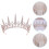 3Stk. -Krone Braut-Diadem Stirnband 10