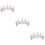 3Stk. -Krone Braut-Diadem Stirnband 9