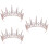 3Stk. -Krone Braut-Diadem Stirnband 7