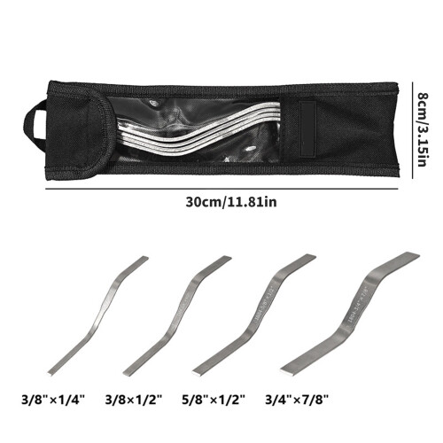 4PCS Professional Masonry Trowel Tool Multi Size Stainless Steel 2