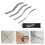 4PCS Professional Masonry Trowel Tool Multi Size Stainless Steel 2