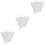 3Stk Roter Futterbecher Transparent Zu Montieren 5