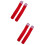 2 Pairs Overknie Socks Vrouwen Met Stropdas Design 7