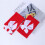 2 Pairs Overknie Socks Vrouwen Met Stropdas Design 11