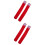 2 Pairs Overknie Socks Vrouwen Met Stropdas Design 5