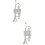2 Pcs Plastic Musical Toy Instrument For Kids Silver 7
