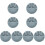 8Sets Training Babytableware Set Van Grijs Silicone Met En 4
