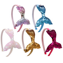 10 Glitzer Pailletten Haarreifen Haarband Für
