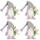 4Stk Gnome Desktop Nette Puppe Muttertag Gastgeschenk 7