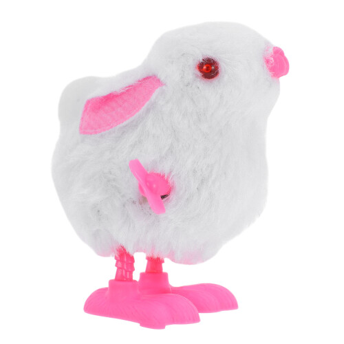 4 Unidades Brinquedo De Coelho De Corda E Cesta De Páscoa Para