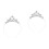 2 Stuks Rhinestone Haarband Bruiloft Bruid 4