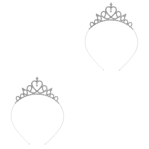 2 Stuks Rhinestone Haarband Bruiloft Bruid 2