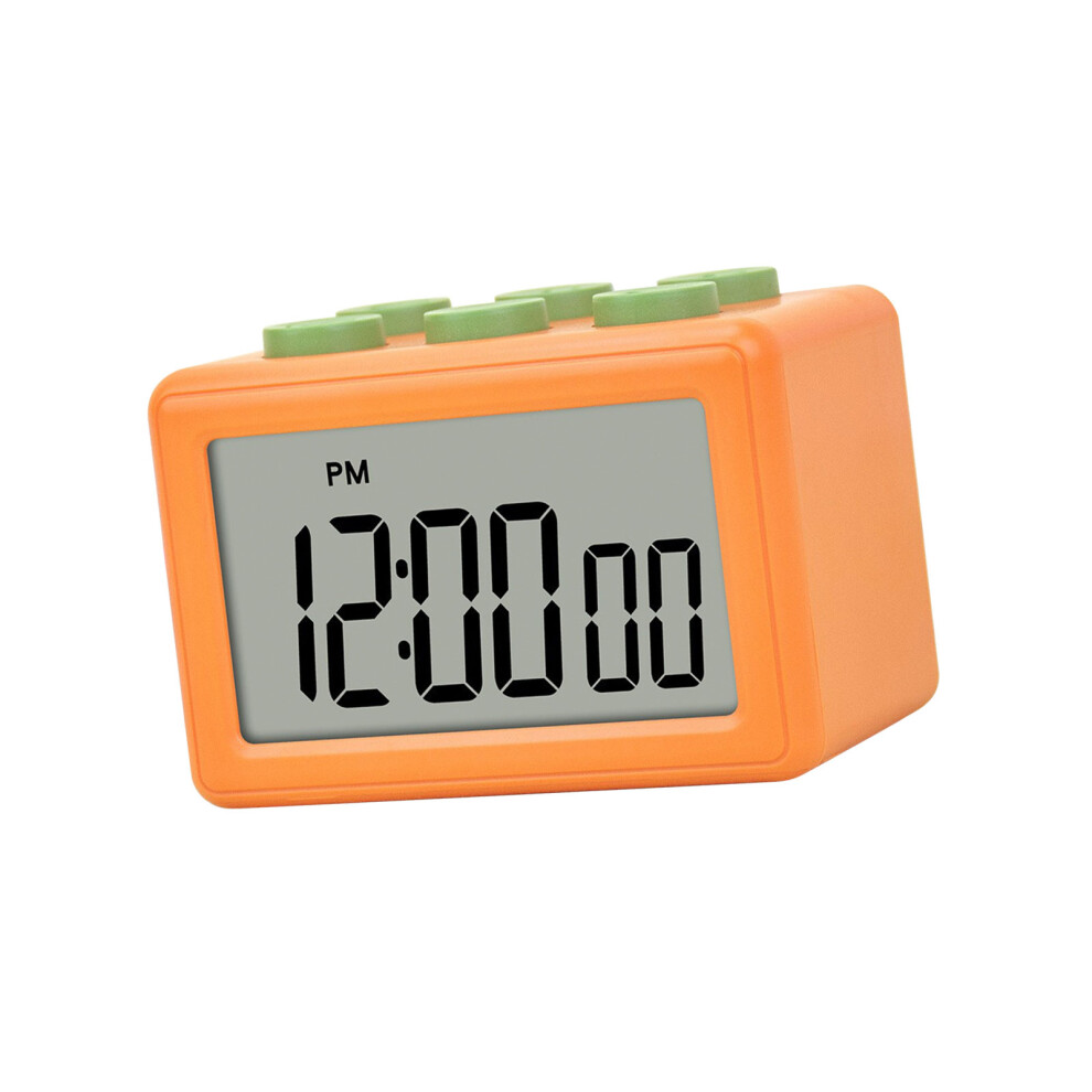 Orange Combined Multifunction Clock Alarm Clock For Daily