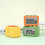 Combined Multifunction Clock Alarm Clock For Daily-Orange 7