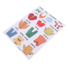 2 Sets Etiketten Für Kinder Kleidung Sortieren Junge