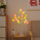Lighted Birch Tree for Easter Table Decor, Battery Powered Adjustable Branches Pre-lit Spring Decorations for Home with Warm White Lights and Easter E 8