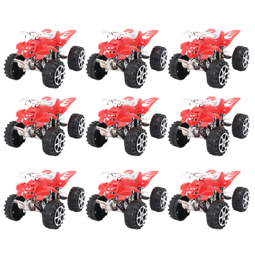 30 Pcs Pull Back Mini Car Large Inertia Motorcycle Beach Bike Model