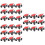30 Pcs Pull Back Mini Car Large Inertia Motorcycle Beach Bike Model 7