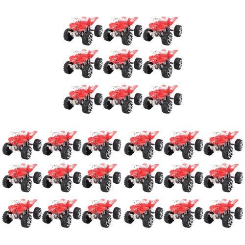 30 Pcs Pull Back Mini Car Large Inertia Motorcycle Beach Bike Model 1