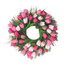 2Stück - Aus Kunststoffgeflecht Für Hochzeit Party Pink
