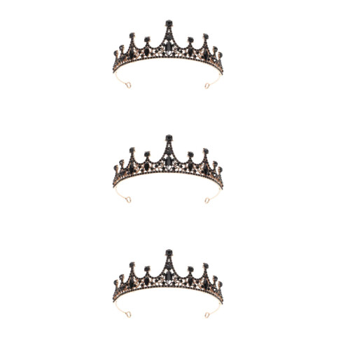3 Barockstil Brautkronen Hochzeitsaccessoire 2