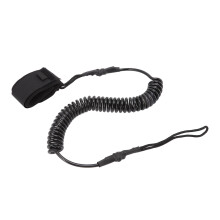 Surf Leash Coiled, Premium Sup Leg Rope, Durable Stainless Steel Swivels, Adjustable Neoprene Ankle Cuff For Men And Women, Tpu Elastic Polyurethane,