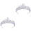 2 Silber Kristallperlen Tiara Accessoire 4