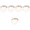 10 Kinderkronen Geburtstagsfeier Tiara Perlen Haarschmuck 6