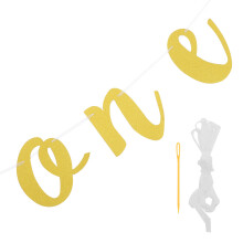 4 Geburtstagsbanner 1 Jahr Hochstuhl Partydekorationen